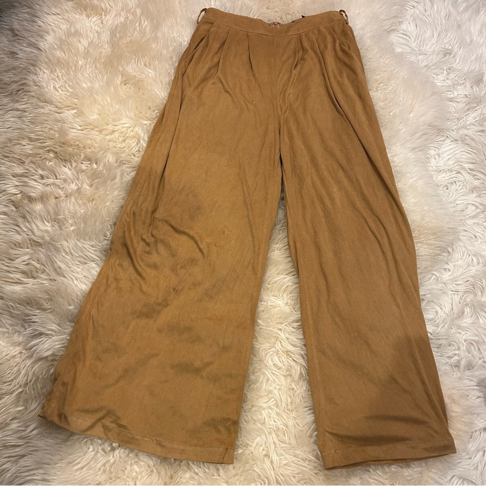 Brown Suede Pants